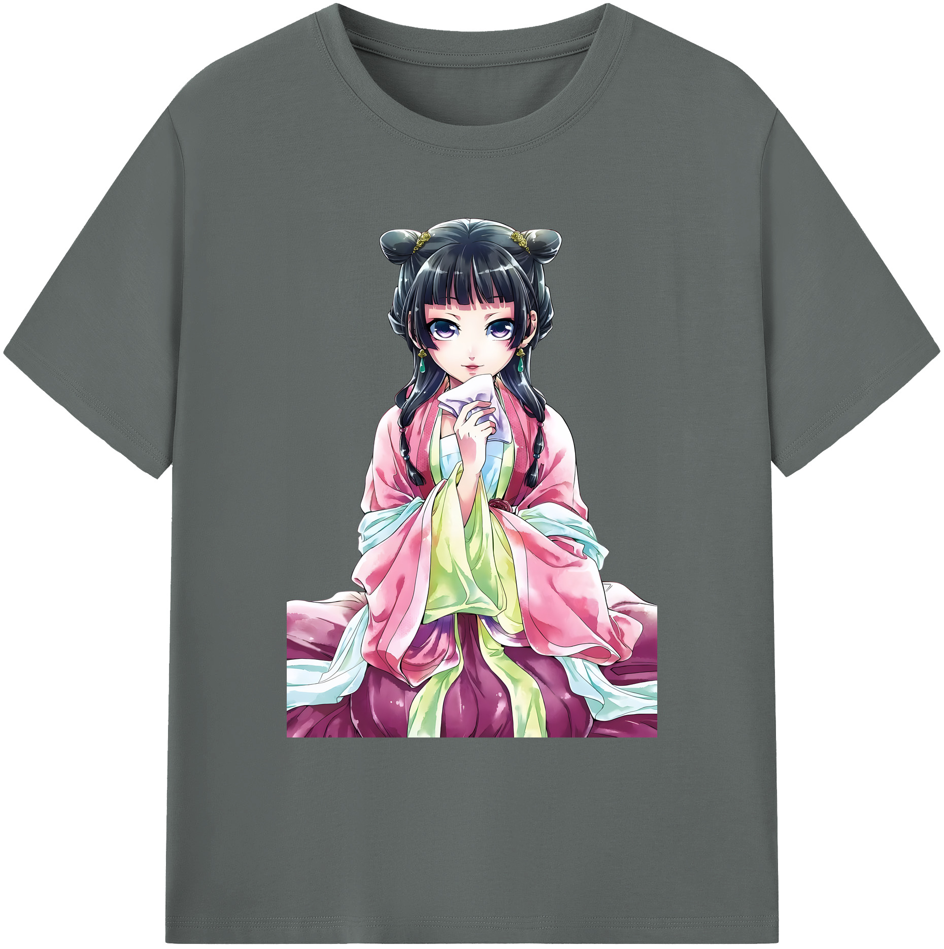 （画像用） 薬屋のひとりごと The Apothecary Diaries 綿100％ メンズ半袖Tシャツ｜肌触りやわらか＆通気性